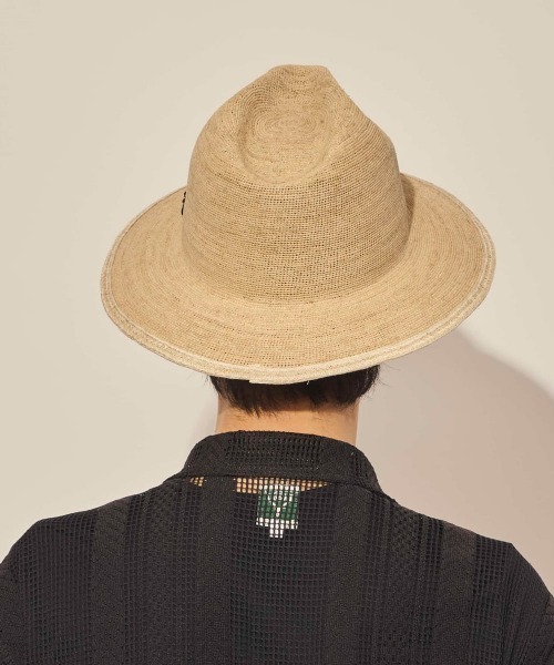 arth（アース）の「arth  Raffia Croche Fedora / アース（ハット・メンズ・ナチュラル・L 59cm/M/57.5cm）」の11枚目の写真