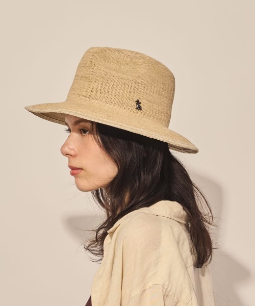 arth（アース）の「arth  Raffia Croche Fedora / アース（ハット・メンズ・ナチュラル・L 59cm/M/57.5cm）」の13枚目の写真