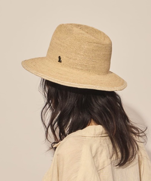 arth（アース）の「arth  Raffia Croche Fedora / アース（ハット・メンズ・ナチュラル・L 59cm/M/57.5cm）」の15枚目の写真