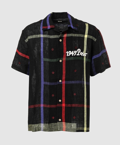 KHOKI（コッキ）の「Embroidered Jamdani Shirt（シャツ/ブラウス・メンズ・ホワイト/ブラック・3）」の2枚目の写真
