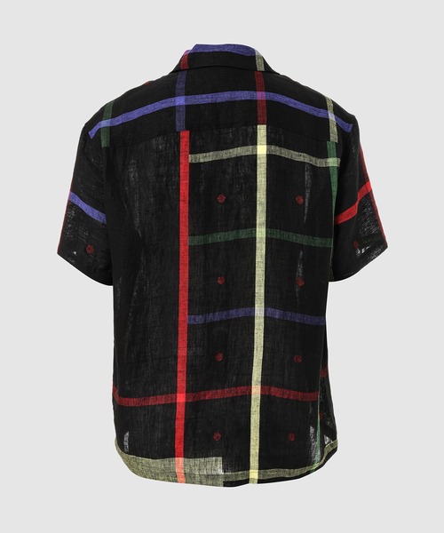 KHOKI（コッキ）の「Embroidered Jamdani Shirt（シャツ/ブラウス・メンズ・ホワイト/ブラック・3）」の3枚目の写真