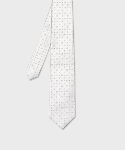 シルバーペイズリー タイ【160104 552MJ】（ネクタイ）｜Paul Smith