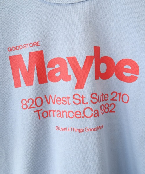 GENERATOR（ジェネレーター）の「ジェネレーター Maybe Tシャツ（Tシャツ/カットソー・レディース・ホワイト/ブラック/サックスブルー・F）」の8枚目の写真