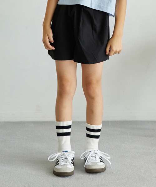 undeny.(アンディニ-)の「アンディニー フレアショーツ(その他パンツ・キッズ・ブラック/アイボリー/ラベンダー・XL/L/M)」の2枚目の写真