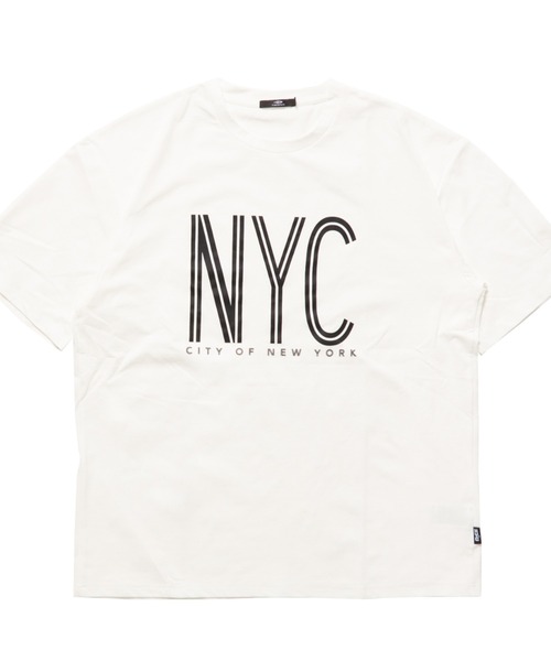 TIGORA(ティゴラ)の「ティゴラ TIGORA UVカットTシャツ NYCセンターロゴ(Tシャツ/カットソー・メンズ・ネイビー/ホワイト・LL/L/M/S/3L)」の1枚目の写真