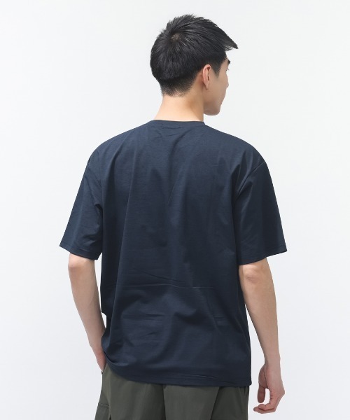 TIGORA(ティゴラ)の「ティゴラ TIGORA UVカットTシャツ NYCセンターロゴ(Tシャツ/カットソー・メンズ・ネイビー/ホワイト・LL/L/M/S/3L)」の10枚目の写真