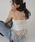 MUHET�i�~���G�[�^�j�́ulace halter neck camisole / ���[�X�z���^�[�l�b�N�L���~�\�[���i�L���~�\�[���j�v�b�I�t�z���C�g