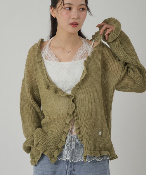 MUHET（ミュエータ）の「lace halter neck camisole / レースホルターネックキャミソール（キャミソール・レディース・ブラック/オフホワイト/ブラック系その他/ホワイト系その他/ネイビー・FREE）」の11枚目の写真