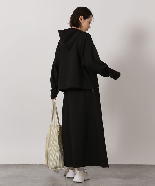 LAKOLE（ラコレ）の「ドロストフーディー / 650287（スウェット・レディース・サンドグレー/カーキ/ブラック・FREE）」の14枚目の写真