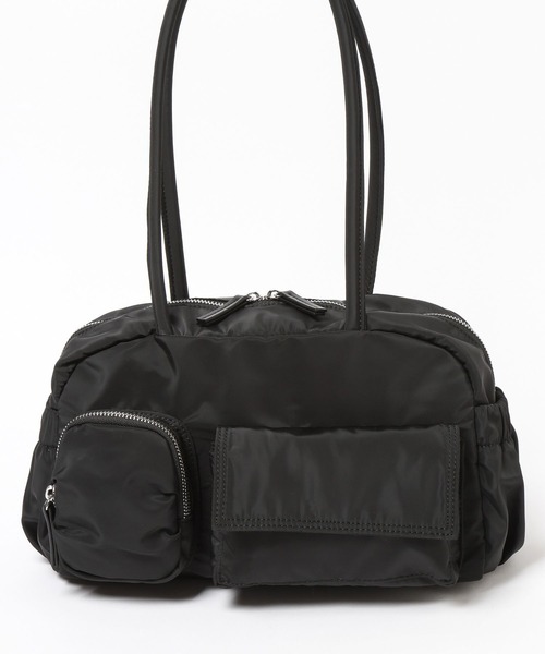 LEPSIM（レプシィム）の「撥水ポケットボストン　643377（ボストンバッグ・レディース・チャコールグレー/ブラック/アイボリー・ONE SIZE）」の11枚目の写真