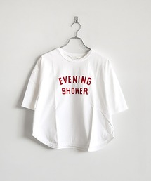 SOLAMONAT（ソラモナ）の「パフ天竺　ハーフスリーブプリントTシャツ(EVENING)（Tシャツ/カットソー）」