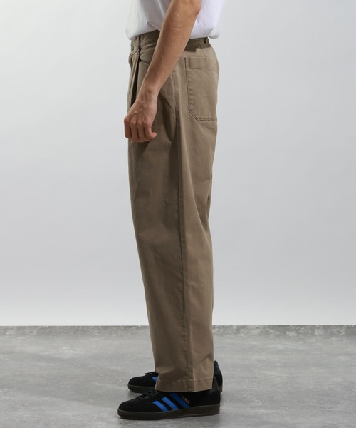 BAYFLOW（ベイフロー）の「【ストレッチ】ヴィンテージライクチノパンツ[セットアップ可]（チノパンツ・メンズ・チャコール/ベージュ・LARGE/MEDIUM）」の8枚目の写真
