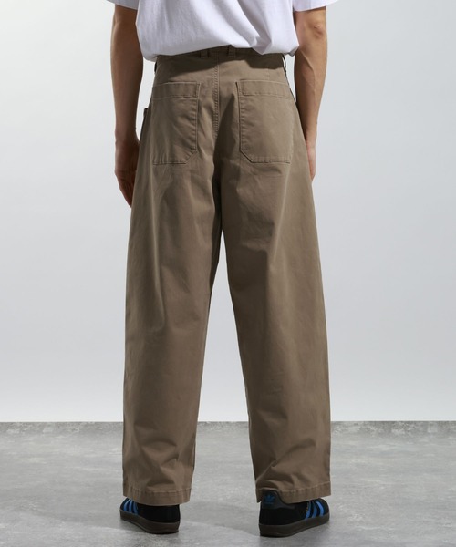 BAYFLOW（ベイフロー）の「【ストレッチ】ヴィンテージライクチノパンツ[セットアップ可]（チノパンツ・メンズ・チャコール/ベージュ・LARGE/MEDIUM）」の9枚目の写真