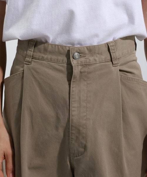 BAYFLOW（ベイフロー）の「【ストレッチ】ヴィンテージライクチノパンツ[セットアップ可]（チノパンツ・メンズ・チャコール/ベージュ・LARGE/MEDIUM）」の10枚目の写真