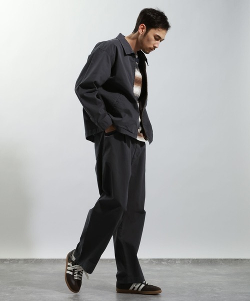 BAYFLOW（ベイフロー）の「【ストレッチ】ヴィンテージライクチノパンツ[セットアップ可]（チノパンツ・メンズ・チャコール/ベージュ・LARGE/MEDIUM）」の3枚目の写真