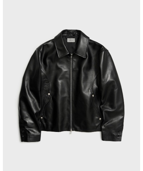 CONZ(コンズ)の「leather jacket/レザージャケット/ラムレザー/NVRFRGT(ブルゾン・メンズ・ブラック・2/1/3)」の8枚目の写真
