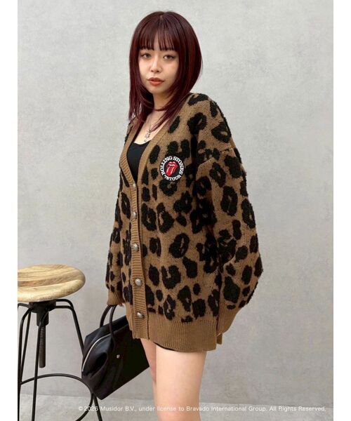 EVRIS(エヴリス)の「【ザ・ローリング・ストーンズ】Vネックカーディガン(カーディガン/ボレロ・レディース・グレー/ブラウン・FREE)」の22枚目の写真