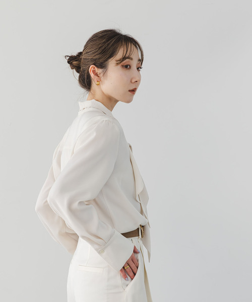 WEB＆日本橋店限定・追加》ロイヤルサテンボウタイブラウス（シャツ
