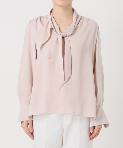 WEB＆日本橋店限定・追加》ロイヤルサテンボウタイブラウス（シャツ