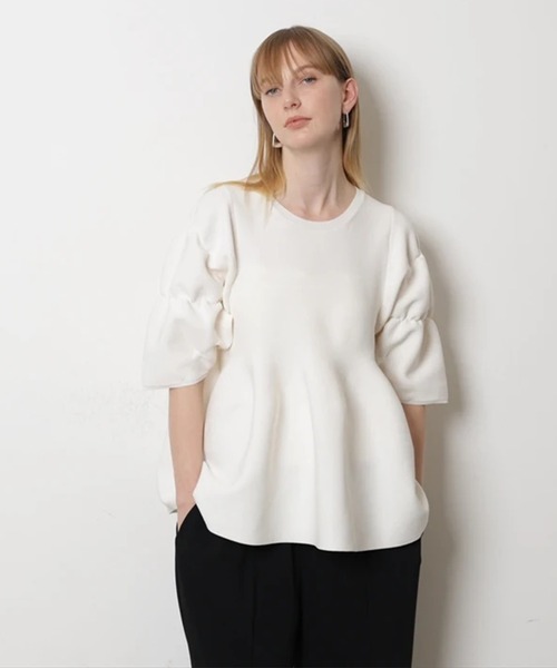 CADUNE（カデュネ）の「Manyリボンニット（ニット/セーター）」 - WEAR