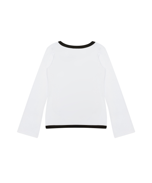 LUVISTRUE(ラヴイズトゥルー)の「EV BUTTON LONG SLEEVE TEE(WHITE)(Tシャツ/カットソー・レディース・その他・FREE)」の3枚目の写真