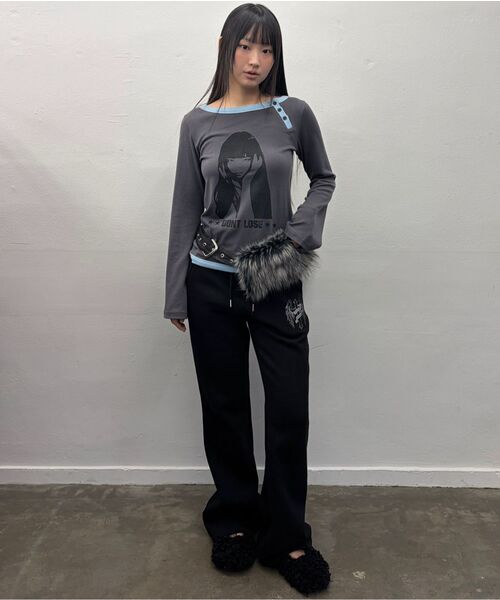 LUVISTRUE(ラヴイズトゥルー)の「EV BUTTON LONG SLEEVE TEE(WHITE)(Tシャツ/カットソー・レディース・その他・FREE)」の6枚目の写真