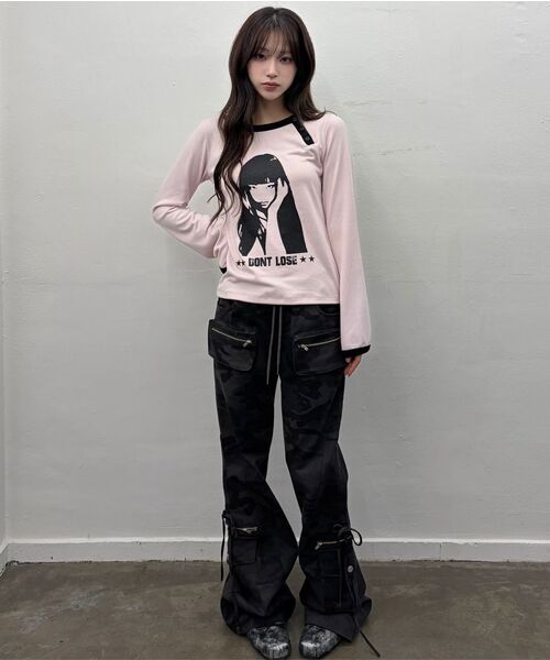 LUVISTRUE(ラヴイズトゥルー)の「EV BUTTON LONG SLEEVE TEE(WHITE)(Tシャツ/カットソー・レディース・その他・FREE)」の11枚目の写真