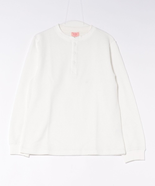 BIG MIKE(ビッグマイク)の「BIG MIKE ビックマイク/ ワッフルヘンリーネック 長袖Tシャツ 102618750(Tシャツ/カットソー・メンズ・グレー/ブラック/ホワイト・LARGE/MEDIUM)」の15枚目の写真