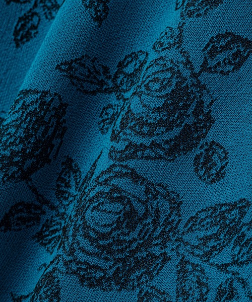 LAD MUSICIAN（ラッドミュージシャン）の「HAND-DRAWN FLOWER V-NECK PULLOVER（ニット/セーター・メンズ・ブルー系/ブラック/グレー系・FREE）」の8枚目の写真
