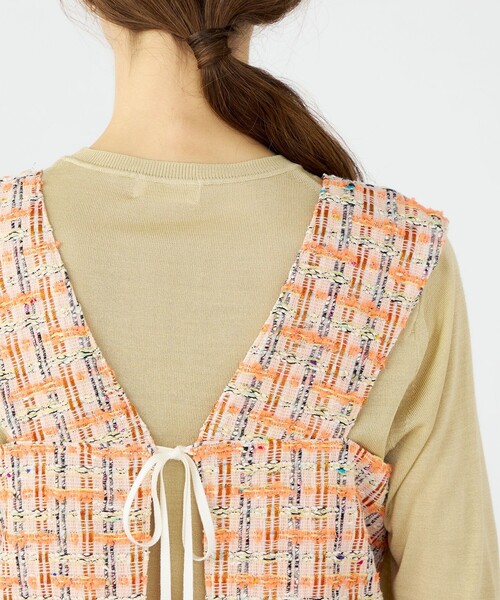 BALLSEY(ボールジィ)の「Orangette バックリボンビスチェ(その他トップス・レディース・オレンジ系その他・36)」の7枚目の写真