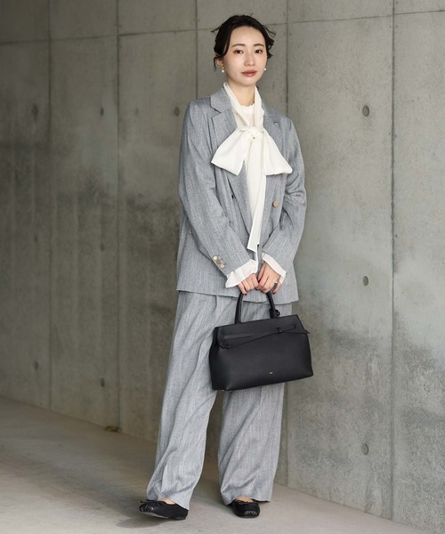 Gready Brilliant（グレディブリリアン）の「ＬＵスラブテーラードジャケット（テーラードジャケット・レディース・ライトベージュ/グレー・38）」の11枚目の写真