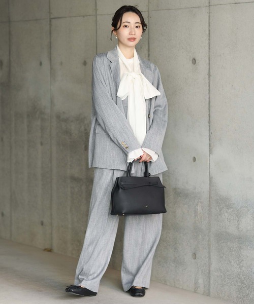 Gready Brilliant（グレディブリリアン）の「ＬＵスラブテーラードジャケット（テーラードジャケット・レディース・ライトベージュ/グレー・38）」の17枚目の写真