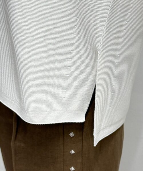 LOUNGEDRESS(ラウンジドレス)の「《3色展開》ガーターフレンチニット(ニット/セーター・レディース・チャコールグレー/オフホワイト/ブラウン・FREE)」の13枚目の写真