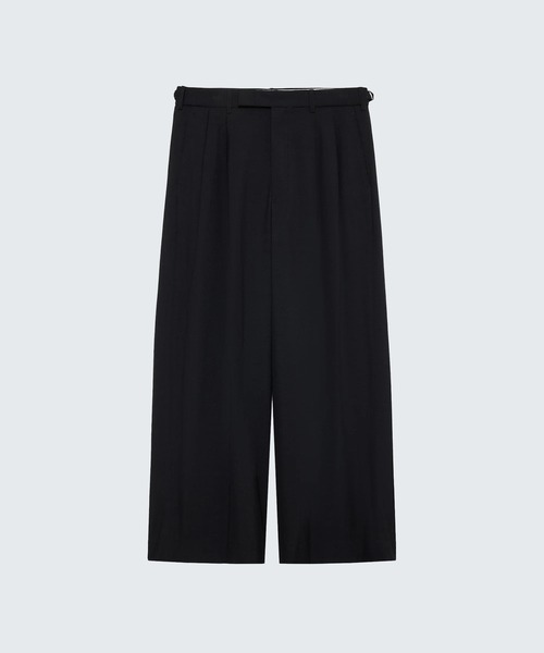 markaware(マーカウェア)の「【marka】2/72ウールトロピカルワッシャー / ツータックバギートラウザーズ / TWO TUCK BAGGY TROUSERS(スラックス・メンズ・ブラック/グレー・1/2)」の15枚目の写真