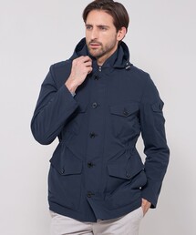 【WEB・一部店舗限定】【BERWICK】ナイロンツイルフーデッドブルゾン