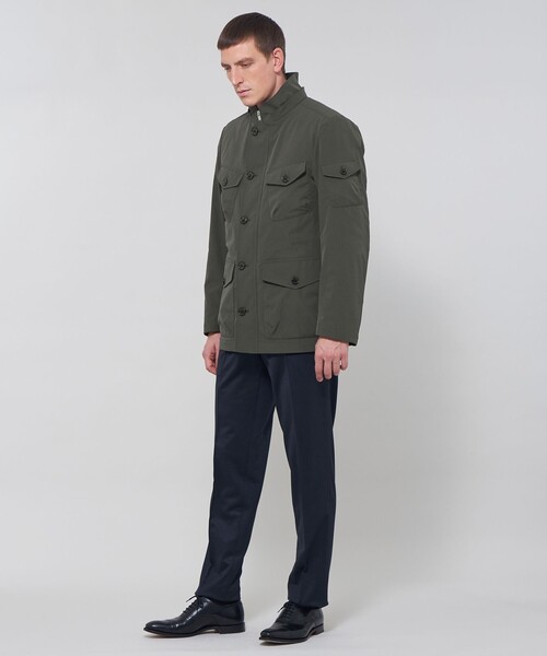 MACKINTOSH LONDON（マッキントッシュ ロンドン）の「【WEB・一部店舗限定】【BERWICK】ナイロンツイルフーデットブルゾン（ブルゾン・メンズ・ネイビー/チャコールグレー・42/40/38）」の5枚目の写真