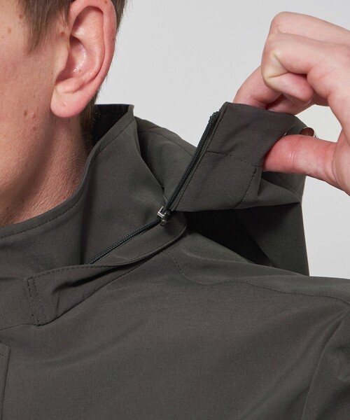 MACKINTOSH LONDON（マッキントッシュ ロンドン）の「【WEB・一部店舗限定】【BERWICK】ナイロンツイルフーデットブルゾン（ブルゾン・メンズ・ネイビー/チャコールグレー・42/40/38）」の10枚目の写真