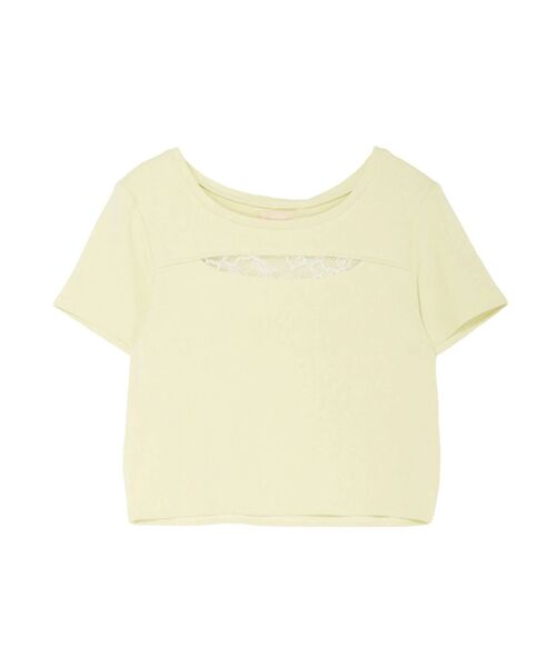 RESEXXY（リゼクシー）の「ポイントレースTシャツ（Tシャツ/カットソー・レディース・ミント/ホワイト/ブラック・FREE）」の6枚目の写真