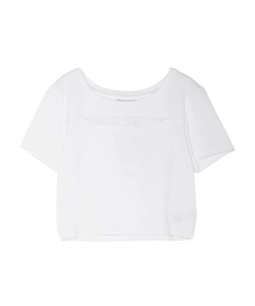 RESEXXY（リゼクシー）の「ポイントレースTシャツ（Tシャツ/カットソー・レディース・ミント/ホワイト/ブラック・FREE）」の7枚目の写真
