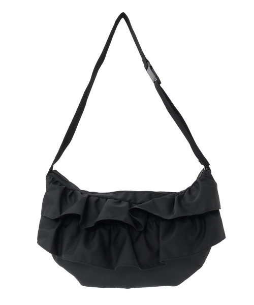 Candy Stripper（キャンディストリッパー）の「FRILL FRILL CURVE バッグ（ショルダーバッグ・レディース・ブラック・FREE）」の6枚目の写真