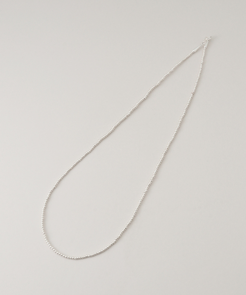 Spick & Span（スピックアンドスパン）の「《追加》ERICKA NICOLAS BEGAY ナバホパールNC 3mm/80cm（ネックレス・レディース・シルバー・FREE）」の2枚目の写真