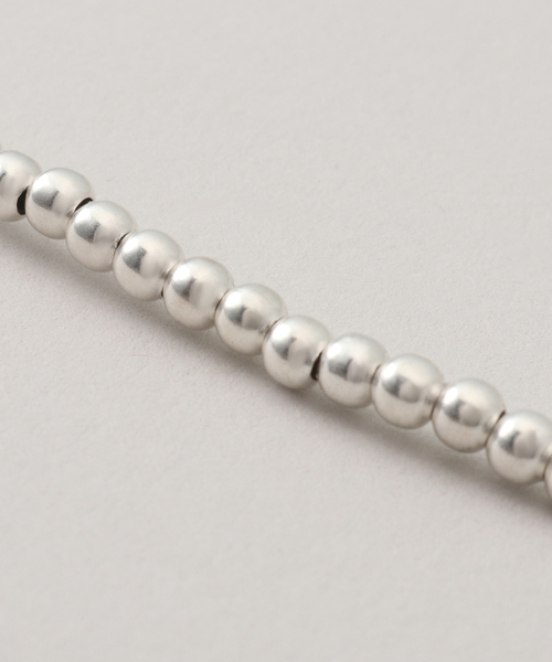 Spick & Span（スピックアンドスパン）の「《追加》ERICKA NICOLAS BEGAY ナバホパールNC 3mm/80cm（ネックレス・レディース・シルバー・FREE）」の6枚目の写真