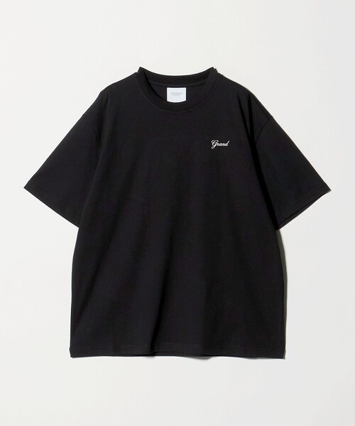Steven Alan(スティーブンアラン)の「<GRAND COLLECTION> SCRIPT TEE/Tシャツ(Tシャツ/カットソー・メンズ・ブラック・M/L)」の1枚目の写真