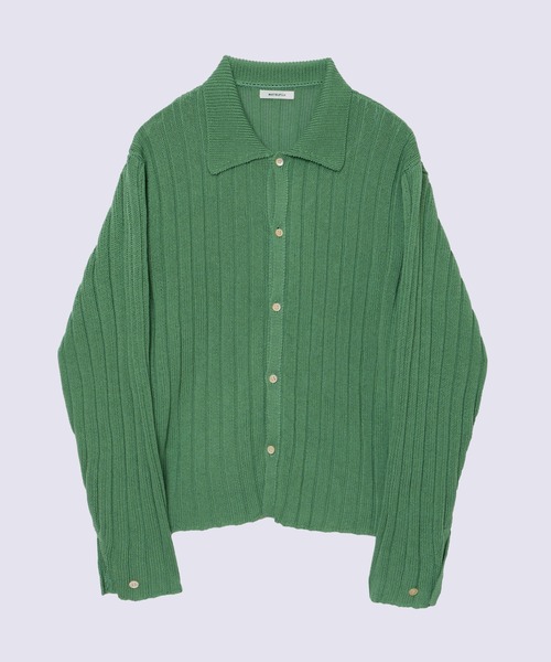トップス MATSUFUJI WIDE RIB KNIT SHIRT MATSUFUJI/マツフジ】Wide Rib Knit Shirt（ニット/セーター