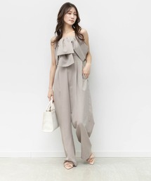 RANDA（ランダ）の「2WAYストラップリボンオールインワン（サロペット/オーバーオール）」