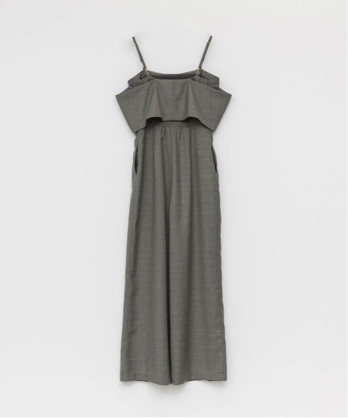 RANDA（ランダ）の「2WAYストラップリボンオールインワン（サロペット/オーバーオール・レディース・グレイッシュベージュ/ネイビー/チェック・0/1）」の10枚目の写真