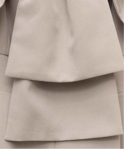 RANDA（ランダ）の「2WAYストラップリボンオールインワン（サロペット/オーバーオール・レディース・グレイッシュベージュ/ネイビー/チェック・0/1）」の16枚目の写真