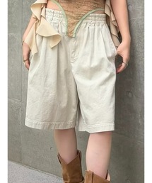 TWILL HALF PANTS