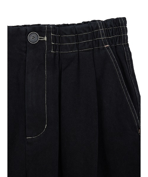 ELCHELE(エルチェレ)の「TWILL HALF PANTS(その他パンツ・レディース・キナリ/ブラック・38/36)」の18枚目の写真