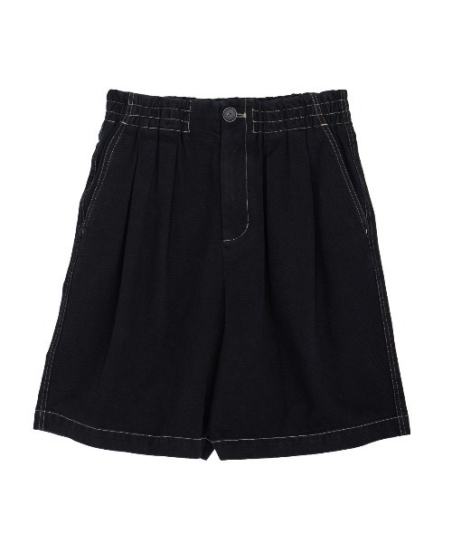 ELCHELE(エルチェレ)の「TWILL HALF PANTS(その他パンツ・レディース・キナリ/ブラック・38/36)」の20枚目の写真
